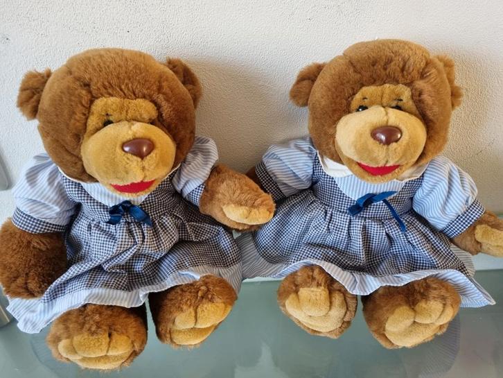 2x, Orig, PICKWICK BEER MA, jurk, 40cm, Label, Inwst! a....., Kinderen en Baby's, Speelgoed | Knuffels en Pluche, Zo goed als nieuw