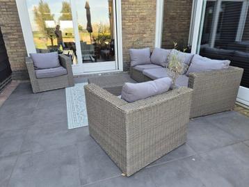 Loungeset Wicker begint slecht te worden beschikbaar voor biedingen