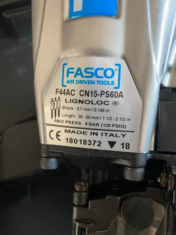 Fasco Lignoloc F44AC Tacker - Beukenhout Spijkersysteem beschikbaar voor biedingen