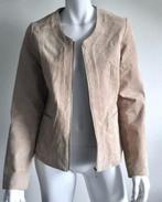HEMA beige nieuw écht suede leren jasje 40 / 42, Verzenden, Beige, Maat 42/44 (L), Nieuw