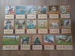 Vintage (vloer)puzzel leesplankje aap noot mies, Gebruikt, Van hout, 4 tot 6 jaar, Meer dan 50 stukjes