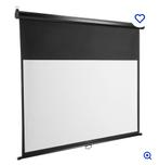 Handmatig Projectorscherm | Zwart, Ophalen, Nieuw