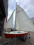 FJ Hollandse ijssel met aanhanger 3 zeilen anker kompas, Watersport en Boten, Ophalen of Verzenden, Zo goed als nieuw, Minder dan 15 m²