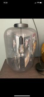 Hanglamp, Huis en Inrichting, Lampen | Hanglampen, Ophalen of Verzenden, Gebruikt, Glas, 50 tot 75 cm