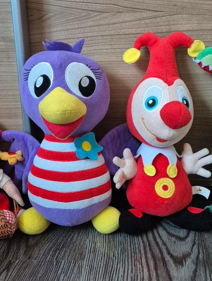 "Efteling" knuffels 8 x  Sprookjesbos, "JOKI" Netjes schoon., Kinderen en Baby's, Overige Kinderen en Baby's, Zo goed als nieuw