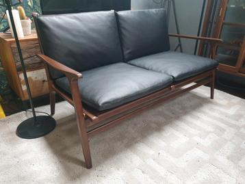 Stellar works ren bank walnoot leer design beschikbaar voor biedingen