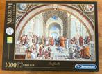Clementoni Puzzel Rafaello van 1000 stuks, Ophalen of Verzenden, 500 t/m 1500 stukjes, Gebruikt, Legpuzzel