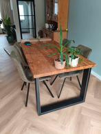 Acacia houten tafel 160x90, Huis en Inrichting, Tafels | Eettafels, Overige houtsoorten, Gebruikt, 100 tot 150 cm, Ophalen of Verzenden
