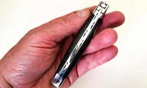 Nieuw Laguiole Zakmes PHILIPPE FAYE, Subfossiel Veeneik 22cm, Verzamelen, Militaria | Algemeen, Overige soorten, Mes of Dolk, Overige gebieden