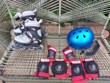 Skates kinderen, incl. bescherming en helm beschikbaar voor biedingen