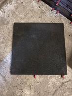 Rubberen tegels 50x50x4,5 speeltoestel dak stal ed ruim 15m2, Ophalen, Gebruikt, Rubber, 10 m² of meer