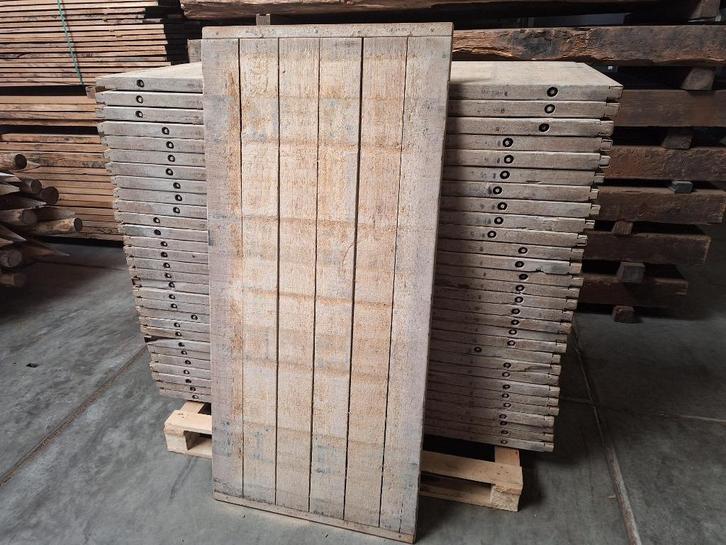 Nette azobe hardhouten  steenschotten  65x140cm  terras, Tuin en Terras, Terrasdelen en Vlonders, Hout, Ophalen