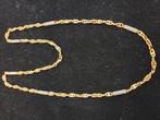 14 k gouden monte carlo ketting 38,3 gram 70 cm, Sieraden, Tassen en Uiterlijk, Kettingen, Ophalen of Verzenden, Nieuw, Goud, Goud