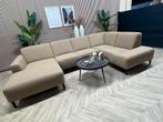 ZGAN Trendy U-Bank / Hoekbank - Taupe - Bonellvering - 330cm, Huis en Inrichting, Ophalen, -, Hoekbank, 300 cm of meer