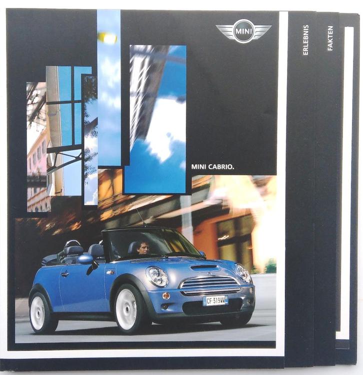 Folder Mini Cabrio 2004, Auto diversen, Handleidingen en Instructieboekjes, Ophalen of Verzenden