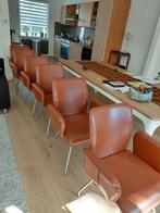 Enzo Luca eetkamerstoelen, Huis en Inrichting, Stoelen, Ophalen, Moderne leren stoelen, Leer, Zo goed als nieuw