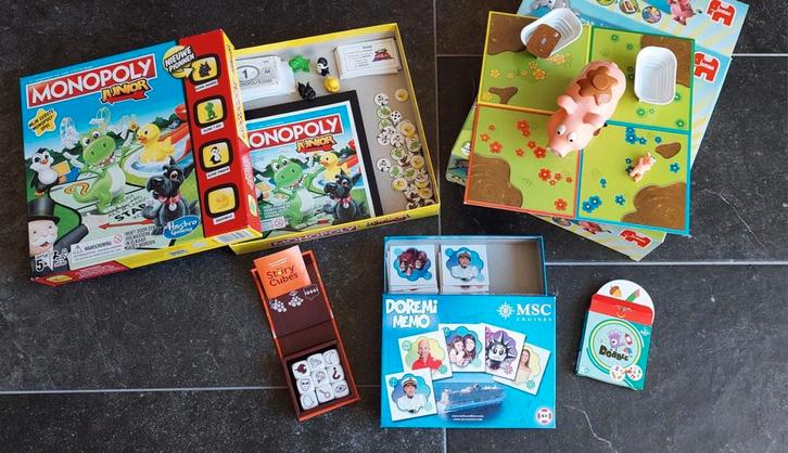 Veel spelletjes en puzzels (Arabische cijfers), Hobby en Vrije tijd, Gezelschapsspellen | Bordspellen, Zo goed als nieuw, Ophalen of Verzenden
