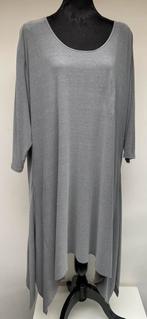Superleuke lichtgrijze jurk lange punten MAGNA mt 56/58, Kleding | Dames, Grote Maten, Ophalen of Verzenden, Zo goed als nieuw
