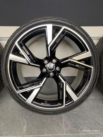22” originele Audi RS6 C8 velgen + demo banden 5x112 TPMS    beschikbaar voor biedingen