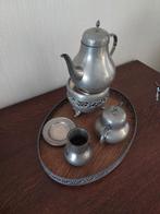 Antiek Tinnen Koffie- en Theeservies, Antiek en Kunst, Ophalen