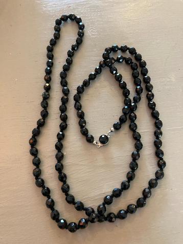 Vintage antieke gitten lange ketting Made in Austria collier beschikbaar voor biedingen