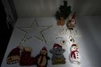 diverse kerst decoratie (heeft buiten onder afdak gehangen), Ophalen of Verzenden, Zo goed als nieuw