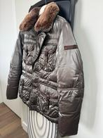 Peuterey jas met (konijnen)bontkraag - 100% donsvulling, Kleding | Heren, Bruin, Maat 48/50 (M), Ophalen of Verzenden, Zo goed als nieuw