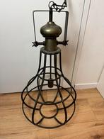 Metalen hanglamp kooilamp Loods 5, Huis en Inrichting, Lampen | Hanglampen, Ophalen, Zo goed als nieuw, Metaal, 75 cm of meer