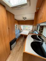 Nette Hobby de Luxe easy 400 met stapelbed, Caravans en Kamperen, Treinzit, 2 aparte bedden, 5 tot 6 meter, Particulier