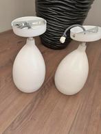 2 hang lampen wit, Ophalen of Verzenden, Zo goed als nieuw, Minder dan 50 cm