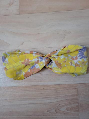 King Louie twist haarband geel paars oranje beschikbaar voor biedingen