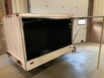 Aanhanger Gesloten verkoopwagen Dicht Aanhangwagen, Ophalen, Zo goed als nieuw