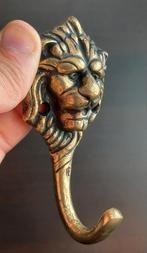 Antiek brons Lion muurhaak, handdoekhaak.Brons nr 7, Ophalen of Verzenden