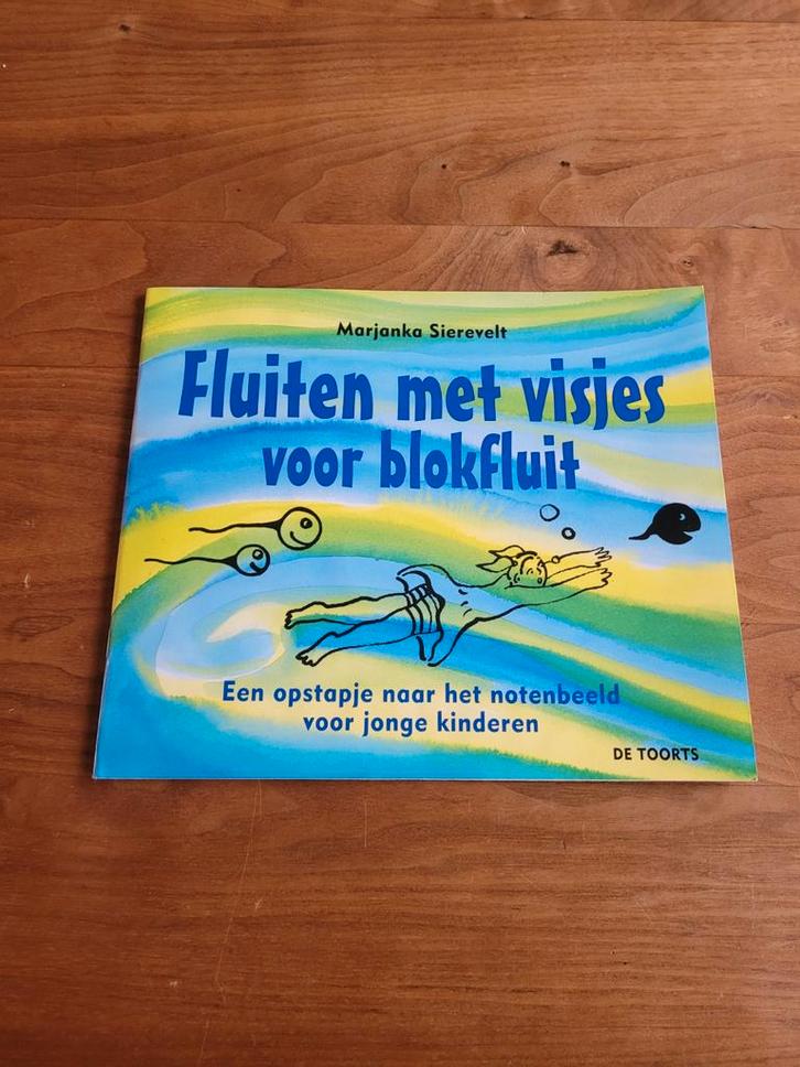 Fluiten met visjes voor blokfluit - Marjanka Sierevelt, Muziek en Instrumenten, Bladmuziek, Gebruikt, Les of Cursus, Klassiek