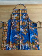 Prachtig nieuw batikstof keukenschort, Ophalen of Verzenden, Nieuw, Overige kleuren, Schort