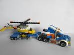 5765 Vrachtwagen met oplegger+helikopter. Verzenden mogelijk, Ophalen, Zo goed als nieuw, Complete set, Lego