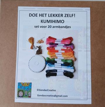 Gondas Creaties "Doe het lekker zelf" KUMIHIMO armbandjes beschikbaar voor biedingen