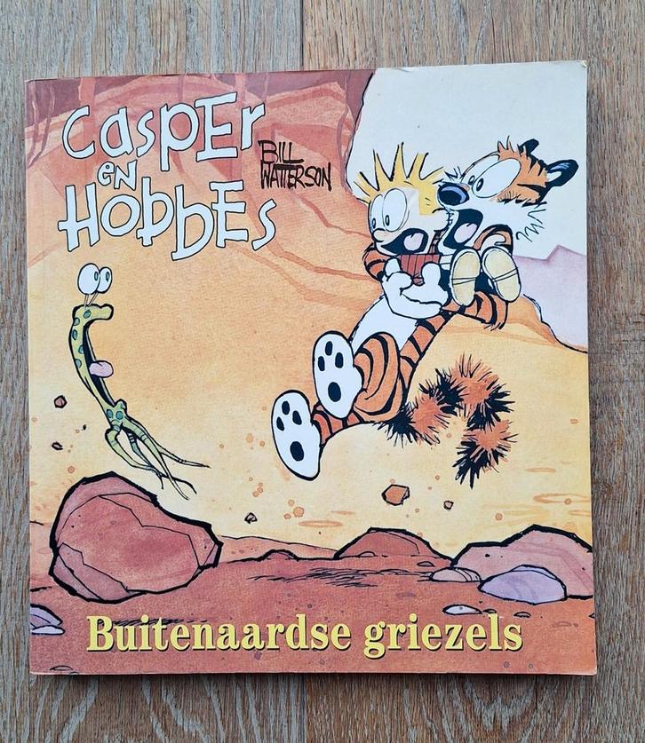 Casper en Hobbes nr.4 "Buitenaardse Griezels", Boeken, Stripboeken, Gelezen, Eén stripboek, Ophalen of Verzenden