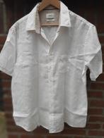 Linnen herenblouse met korte mouw. Merk Brax., Ophalen of Verzenden, Zo goed als nieuw, Blauw