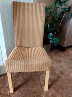 6 originele Loom eetkamerstoelen, Huis en Inrichting, Stoelen, Ophalen, Bruin, Loom origineel, Riet of Rotan