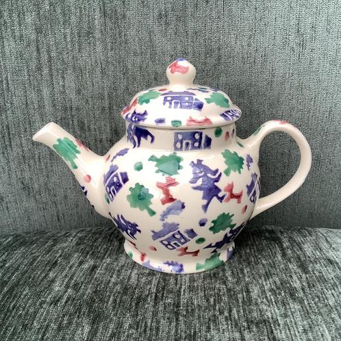Emma Bridgewater- servies- TOY TOWN- 1994- Teapot- Zeldzaam!, Huis en Inrichting, Keuken | Servies, Zo goed als nieuw, Overige typen