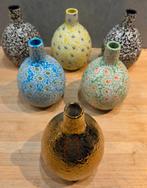 6 Des Pots vaasjes Gloriosa ZGN, Ophalen of Verzenden, Zo goed als nieuw, Aardewerk of Porselein, Minder dan 50 cm