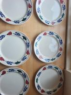 6 Boerenbont Borden - 27cm - Nieuwstaat, Nieuw, Ophalen of Verzenden, Bord(en), Aardewerk