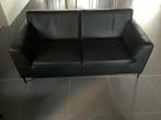 Lederen zetel, Ophalen, Tweepersoons, Zo goed als nieuw, Rechte bank