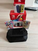 Nintendo Switch Oled, Spelcomputers en Games, Switch OLED, Met games, Met 2 controllers, Nieuw