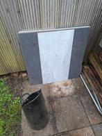 Kolenkit en tegels als ondervloer voor houtkachel, Huis en Inrichting, Kachels, Ophalen, Gebruikt, Hout