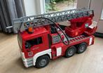 Bruder brandweerwagen, Kinderen en Baby's, Speelgoed | Speelgoedvoertuigen, Ophalen of Verzenden, Gebruikt
