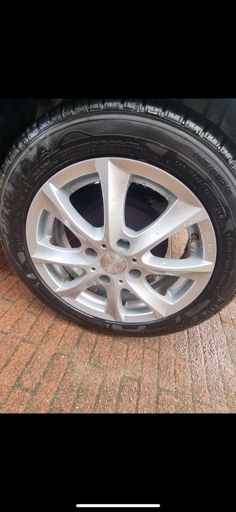 Lichtmetalen Velgen 15inch Peugeot 206, Auto diversen, Auto-accessoires, Zo goed als nieuw, Ophalen