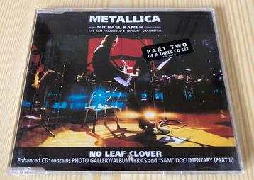 CD Single Metallica w/ Michael Kamen - No Leaf Clover beschikbaar voor biedingen