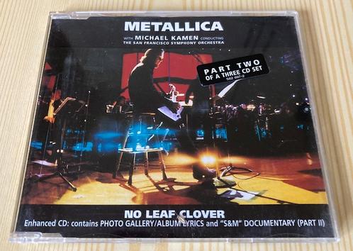 CD Single Metallica w/ Michael Kamen - No Leaf Clover, Cd's en Dvd's, Cd Singles, Zo goed als nieuw, Rock en Metal, 1 single, Maxi-single
